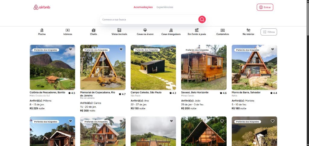 Preview do projeto Clone do Airbnb