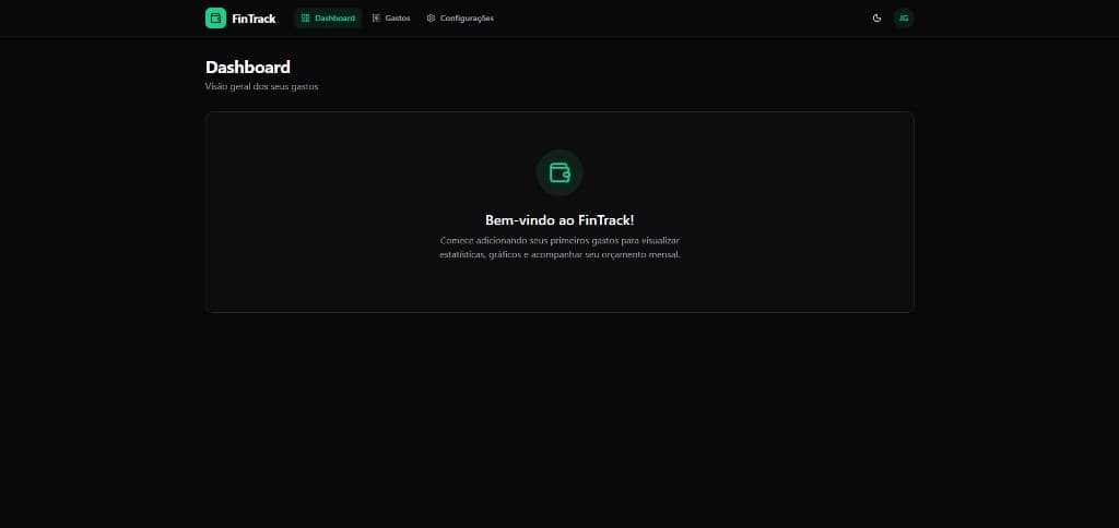 Preview do projeto Projeto - FinTrack (MVP)